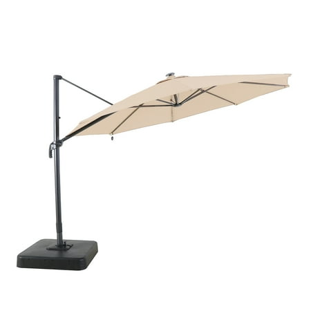 Garden Winds Replacement Canopy Top Cover Compatible with The Everhome 11 Ft Round Solar Umbrella 2021-2022 – Riplock 500
