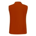 thumbnail image 4 of Women Sleeveless Button Down Shirts Chiffon for Work and Casual Occasions, 4 of 6