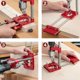thumbnail image 4 of Other Carpenter Tool,Drill Locator Portable Drilling Jig Guide Precise Hole Punch Positioner Steel Woodworking Tool for Carpenter,Model:Red, 4 of 5