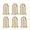 Golden, variant on YAHHU 6 Pcs Iron Electric Guitar String Ferrules Through Body String Mounting Cap Instrument Accessories Golden For Professional Musicians and Beginners Easy Installation 0.47 inches / 12 mm