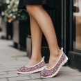 thumbnail image 4 of Wismoutput Love Heart Stylish Printed Shoes for Women Breathable Wear-Resistant Slip-on Flat Shoes Size 6-11, 4 of 7