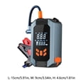 thumbnail image 3 of USB Car Tire Inflator Air Compressor Pump with LED Lamp, Portable 14.8V 60W Electric Auto Tire Pump for Cars, Motorcycles, Bicycles, Emergency, 3 of 8