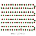 thumbnail image 3 of 52ft Green Red Circle Dots Garland for Xmas Party Hanging Decoration/Streamers/Flag/Banner/Christmas Tree Garlands for New Year Eve Celebration/Birthday/Wedding/Baby Shower/Holiday Decor, 3 of 8