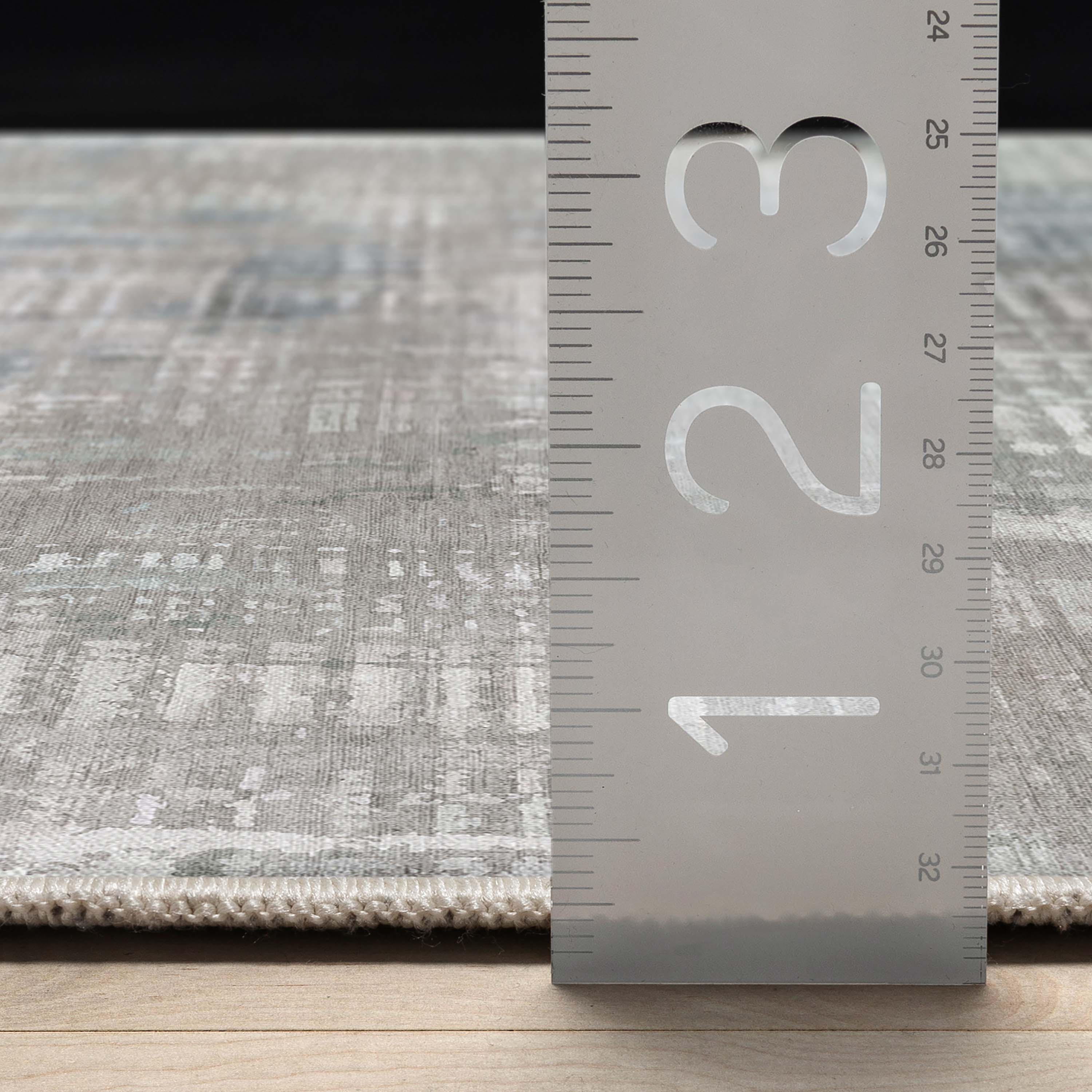 Well Woven Abstract Bauhaus Modern Geometric Lines Flat-Weave Beige Blue 7'7" x 9'10" Area Rug