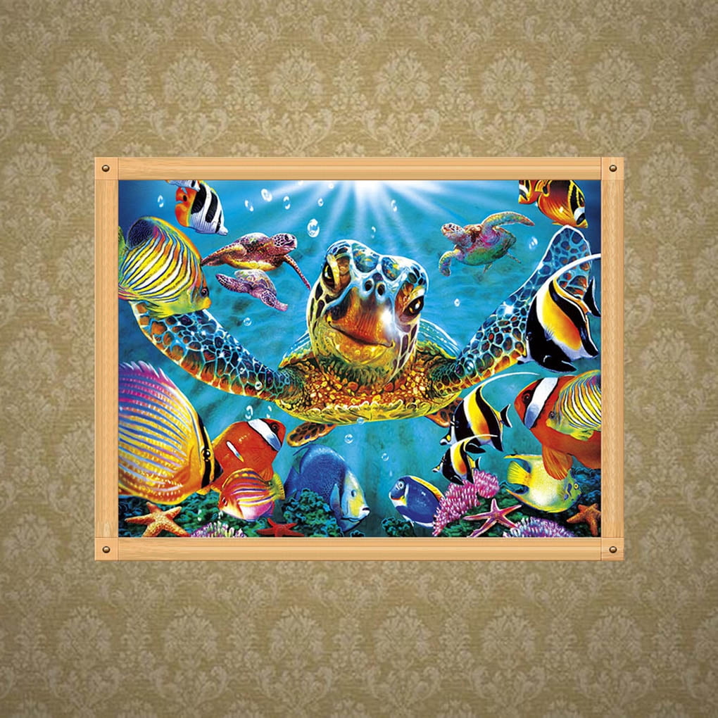 Peinture Par Numéros – Paysage Marin 40x50 Cm – Toile Imprimée – 24 Peintures Acryliques + 3 Pinceaux – Détente Créative