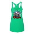 thumbnail image 2 of Wild Bobby Its Okay to Be Different | Train Autism Awareness Women Tri-Blend Racerback Tank Top, 2 of 6