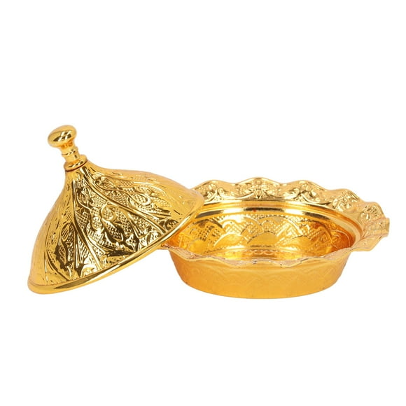 Gold Sugar Bowl, Retro Sugar Bowl Gold for Home