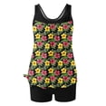 thumbnail image 6 of WXLWZYWL Two Piece Tankini Swimsuits for Women with Shorts Tummy Control Bathing Suits Athletic Swimwear, 6 of 6