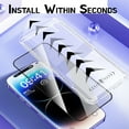 thumbnail image 3 of 2-Pack Privacy Screen Protector for iPhone 16 Pro Max, Shatterproof Tempered Glass Film 6.9"[With Easy Installation Frame], 3 of 8