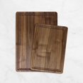 thumbnail image 3 of Delice Rectangle Cutting Board with Juice Drip Groove Walnut Set of 2, 3 of 5