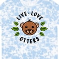 thumbnail image 4 of Inktastic Live Love Otters T-Shirt, 4 of 5