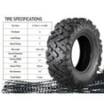 thumbnail image 2 of M optimized Set of 2 UTV ATV Tires All-Terrain Tires 29x11-14 6PR Trail Sand Mud Off-Road Tires Tubeless Black, 2 of 5