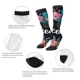 thumbnail image 6 of Lsque Floral Welcome Sign Printed Crew Socks Men's Women's LightWeight Thin Casual Calf Socks ,Knee High Socks,Cotton Socks, 6 of 9