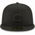 thumbnail image 2 of Men's New Era Black Chicago Cubs Primary Logo Basic 59FIFTY Fitted Hat, 2 of 5