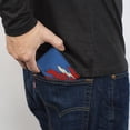 thumbnail image 5 of MTV Wallet, Bifold, MTV Music Television Bolts Logo Blue White Red, Vegan Leather, 5 of 8