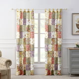 Global Trends Carmel Authentic Patchwork Curtain Panel, Set of 2 ...