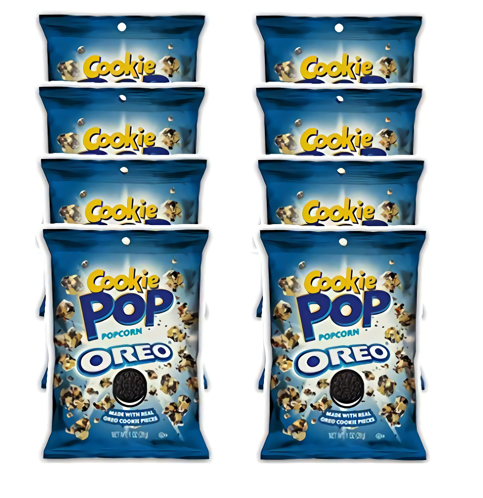 Cookie Pop Chocolate Cream Cookies Popcorn | 1 Oz | Pack of 8