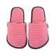 thumbnail image 1 of Pantuflas para Mujer Twins Rayas Rojas y Blancas Frescas  suela hule antiderrapantes, 1 of 4