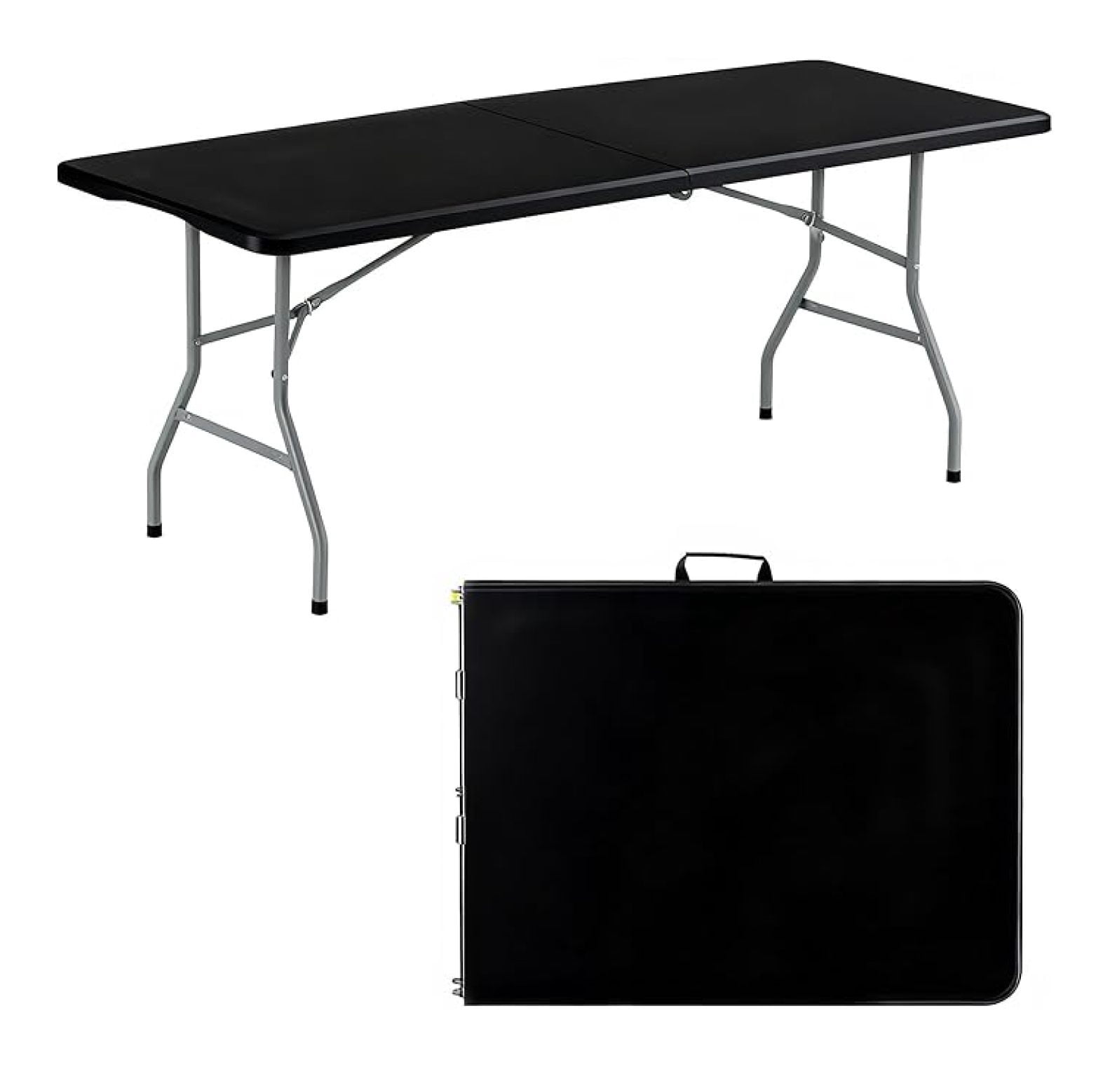 Dextrus 8FT BIG Foldable Table, Lightweight & Portable, Large for