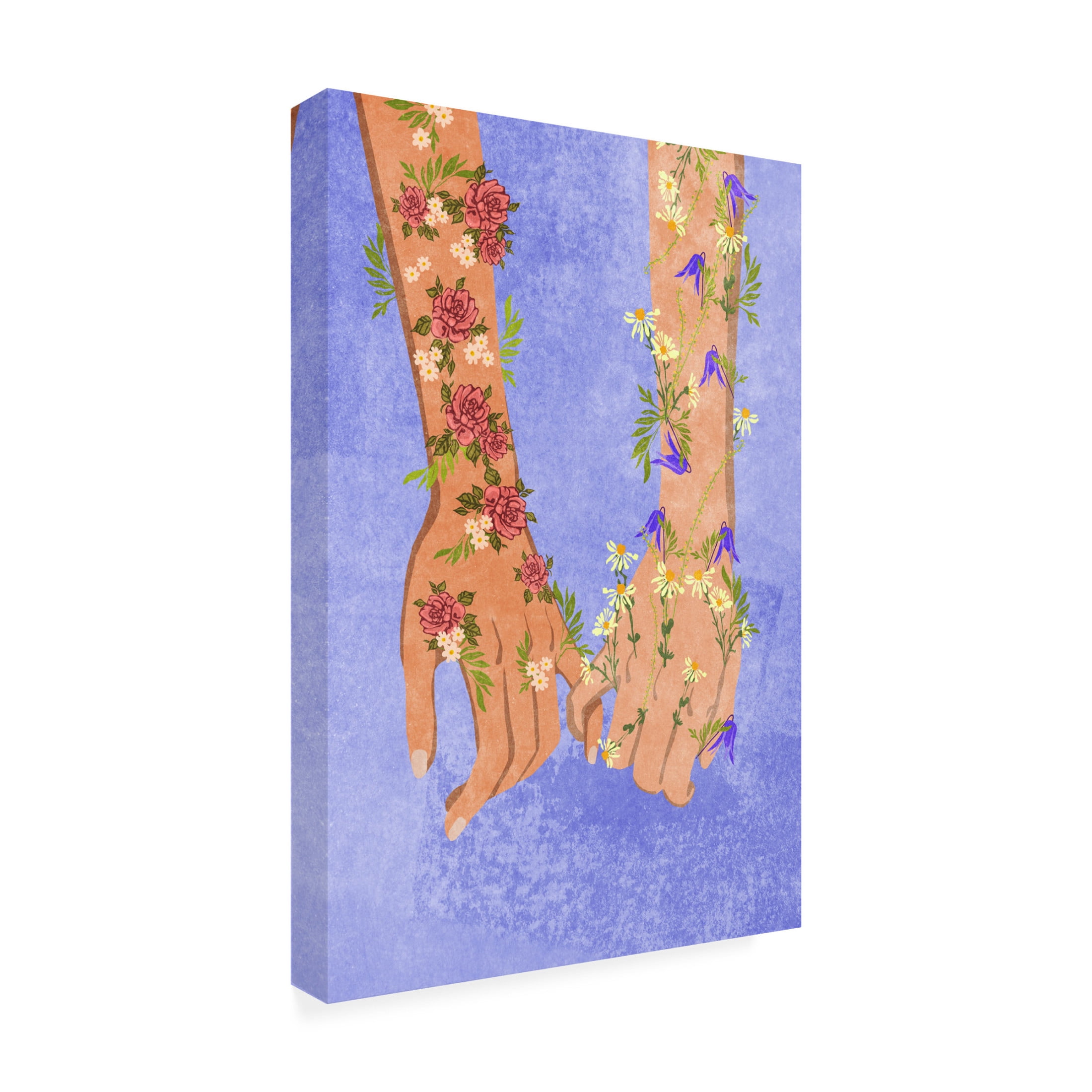 Trademark Fine Art Raissa Oltmanns Holding hands Canvas Wall Art