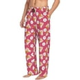 thumbnail image 2 of Yiaed Piggy Sunflower Print Men's Lounge Pants, Loose PJ Bottoms, Long Pajama Pants for Men-X-Large, 2 of 5