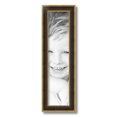 thumbnail image 2 of ArtToFrames 5" x 21" Black Panel With Gold Lip Picture Frame, 5x21 inch Multi Wood Poster Frame (WOM-5092),  Pack, 2 of 7