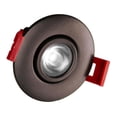 thumbnail image 1 of Nicor Éclairage DGD211202KRDOB 2 Po. Downlight Encastré à LED Bronze Huilé - 2700K, 1 of 4
