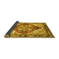 thumbnail image 2 of Ahgly Company Indoor Square Persian Yellow Traditional Area Rugs, 3' Square, 2 of 4
