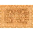 thumbnail image 1 of Ahgly Company Indoor Rectangle Abstract Orange Modern Area Rugs, 2' x 3', 1 of 4
