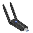 thumbnail image 2 of Adaptador WiFi USB 3.0 de 1300 Mbps, Dongle USB Inalámbrico de Doble Banda de 2,4 GHz y 5 GHz con Antenas Duales para 10/11, 2 of 5