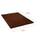 thumbnail image 4 of Jygee - Alfombra para sala de estar, dormitorio, antideslizante, suave, lavable, para mesita de noche, larga, para yoga, pelo, color café agua, 40 x 60 cm, 4 of 8