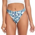 thumbnail image 1 of Fotbe Winter Knit Hat and Socks Tanga Sin Costuras para Mujer con Estampado – Panties Invisibles, Transpirables y Cómodos para Uso Diario-4X-Large, 1 of 6