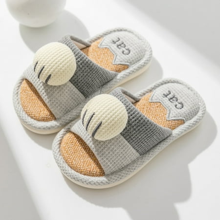 

PEASKJP Sandals for Girl Casual Summer Toddler Kids Girls Princess Soft Flat Soft Bottom Anti Slip Slides Sandals Sandals for Girls Casual Grey 2