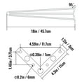 thumbnail image 5 of KFFKFF 18 inch Hairpin Table Legs Black Set of 4 Desk Legs Each 100lbs Capacity Heavy Duty Hairpin Desk Legs 3 Rods for Bench Desk Dining End Table Chairs Carbon Steel DIY Table Legs Furniture Legs, 5 of 9