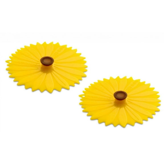 Charles Viancin Silicone Drink Covers | Sunflower (Set of 2)