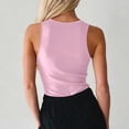 thumbnail image 5 of jobturf Party Tops for Women Dressy Casual Scoop Neck Sparkly Sequin Sleeveless Shirts Lightweight Blouses Holiday Summer Fashion Tank Top S-XXL, 5 of 10