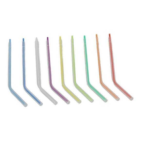 3 Way Water Syringe Spray Nozzles, Contours Precise Control Disposable Water Syringe Tips 250pcs for Hospital for Dentistry