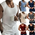 thumbnail image 6 of Biekopu Men Summer Muscle Fitness Sports Vest,Solid Color Sleeveless Knit Tank Tops Quick-Drying Breathable Basketball T-Shirts, 6 of 6