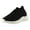 Black, variant on Vedolay Platform Sneakers for Women Women's Comfort Sneakers,Classic Slip on Flat Shoes for Ladies,Black 7