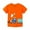 Orange, variant on LYMAYTER Kids Boys Cartoon T-Shirt Toddler Cotton Short Sleeve Tees Baby Summer Prints Tees for 2-8 Years