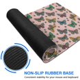 thumbnail image 6 of 35.4x15.7 Inch Gaming Mouse Pad, Non-Slip Stitched Rubber Desk Mat for Desktop & Laptop,Butterfly Colorful Insect Pink Pattern, 6 of 6