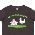 thumbnail image 4 of Inktastic Hey, Guess What? Chicken Butt Boys or Girls Toddler T-Shirt, 4 of 5