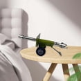 thumbnail image 6 of Artillery Stainless Steel Mini Model Themed Desktop Ornament Collectible Display Piece, 6 of 7