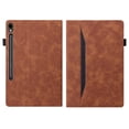 thumbnail image 3 of ELEHOLD Wallet Case for Samsung Galaxy Tab S10 FE+, Premium PU Leather Folio Case Cover with Card Slots & Stand & Pencil Holder,Brown, 3 of 9