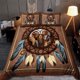 thumbnail image 1 of Juego de cama con estampado 3D de nativos americanos, 1 of 4