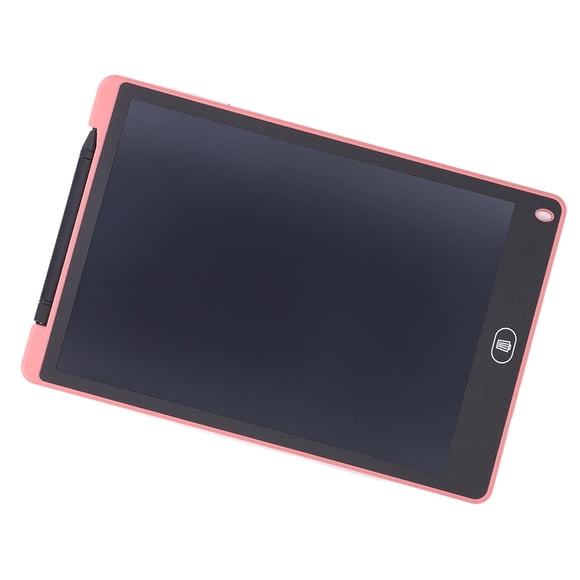 12in LCD Board, Plastic Housing Large Screen 40MAH Battery Multifunctional Kids Drawing Tablet With Pen For Graffiti Pink