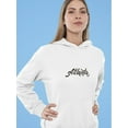 thumbnail image 2 of Atlanta Curved Font Letters Hoodie Women -Image by Shutterstock, Female Large, 2 of 4