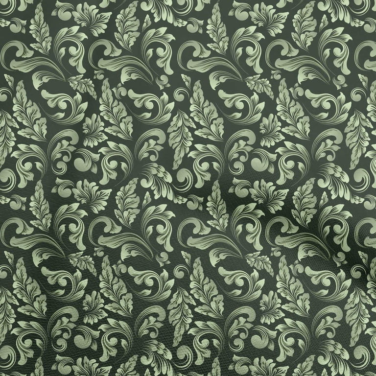dark green dress fabric 5 YARDS / 9 COLORS / Tania Party Abstract Halloween Beaded Glitter Emb –  Classic Modern Fabrics main image 0