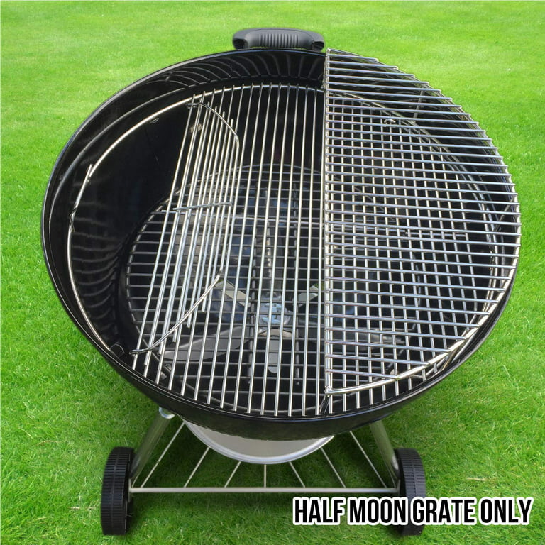 The Original 'Upper Deck' Stainless Steel Grilling Rack/Warming  Rack/Smoking Rack/Charcoal Grill Grate- Use with Weber 22 inch Kettle Grill-  Charcoal Grilling Accessories and Grill Tools Grill Rack? 
