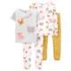 thumbnail image 1 of Pijama 4 pzas Carter´s Child of Mine Blanco Estampado animales 4T, 1 of 4